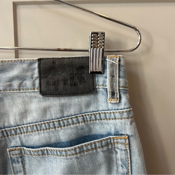 Unif Custon Hand Painted Reworked Straight Leg Acid Washed Jeans 27 Small Doodle - Picture 12 of 13